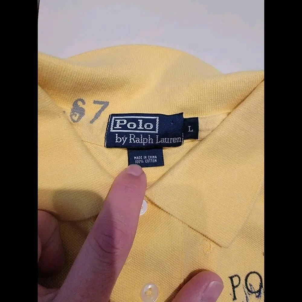 Vinatge Polo Ralph Lauren Moose Polo Shirt Size LARGE